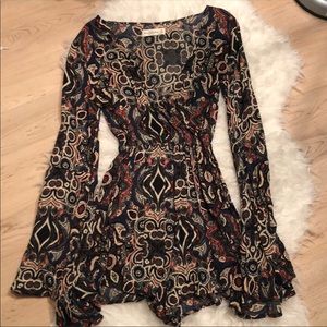 Abercrombie & Fitch Bell Sleeve Romper